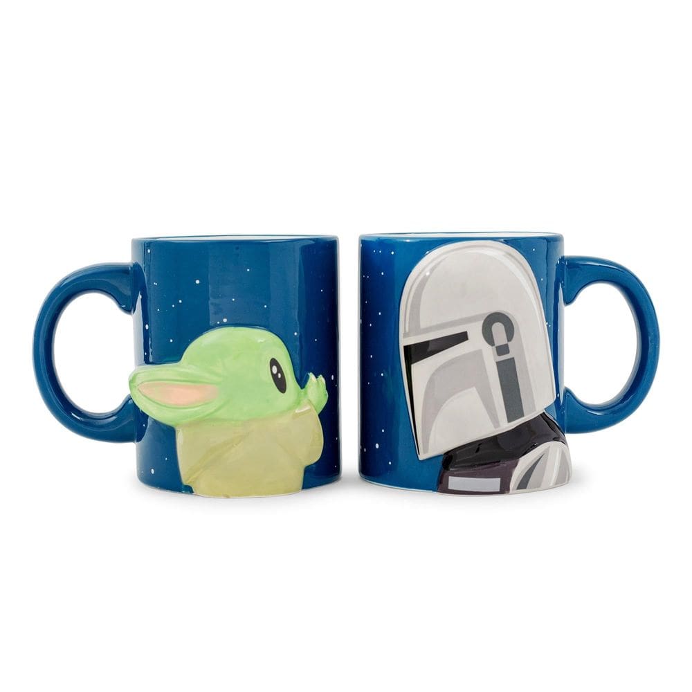Conjunto de canecas Silver Buffalo Star Wars Mandalorian 20 onças x2