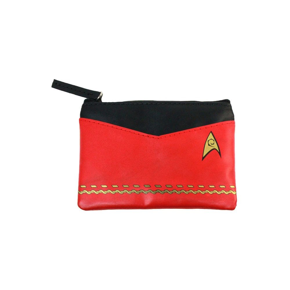 Porta-moedas The Coop Star Trek autêntico Series Red Uniform