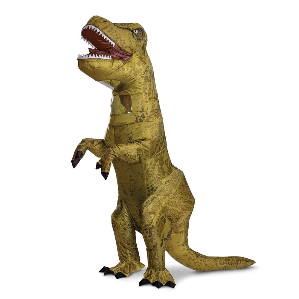 Disfarce de fantasia inflável Jurassic World T-Rex Adulto
