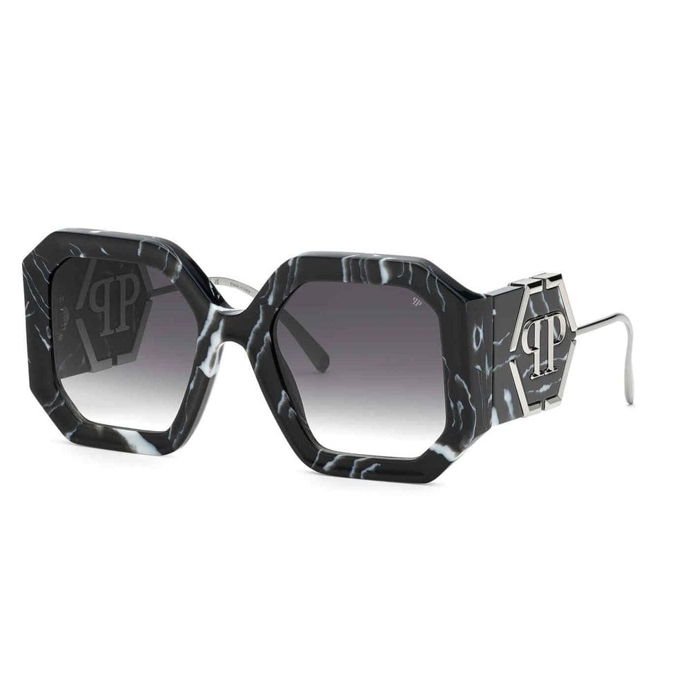 Óculos de sol Philipp Plein SPP 067 Cinza/Preto Havana -0721