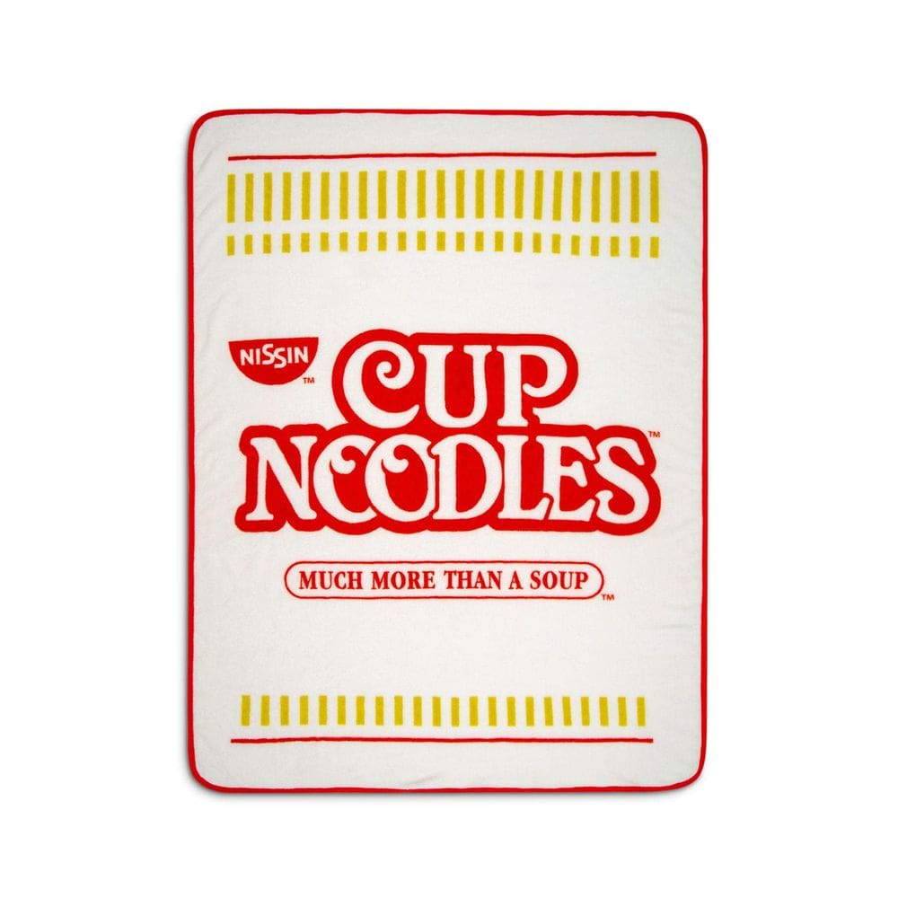 Cobertor Nissin Cup Noodles Logo Microplush 115x150cm