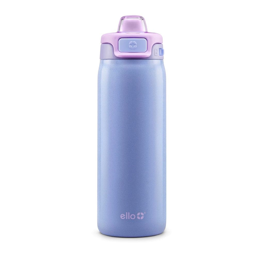Garrafa de água Ello Kids Pop & Fill 530ml em aço inoxidável