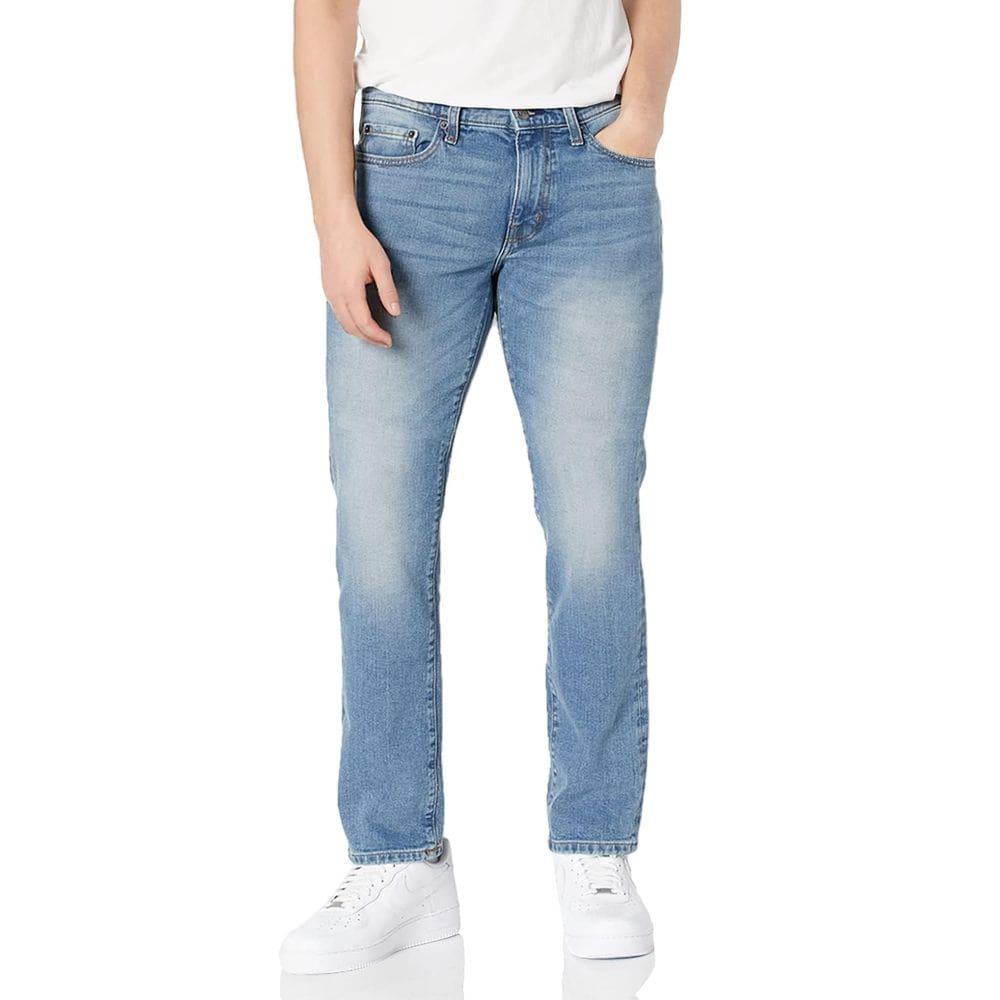 Jeans Amazon Essentials masculinos Slim-Fit Light Wash 38 L x 32 L