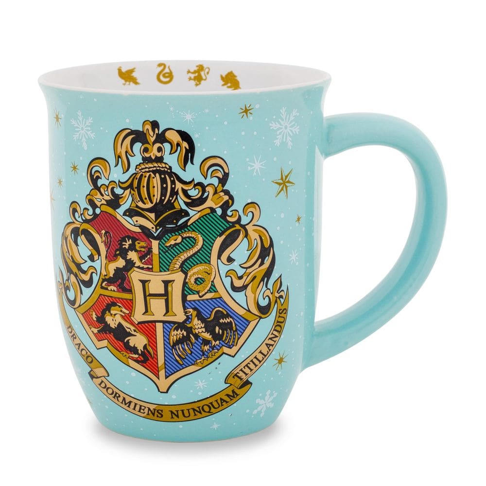 Caneca de café com leite Silver Buffalo Harry Potter Hogwarts 480 ml