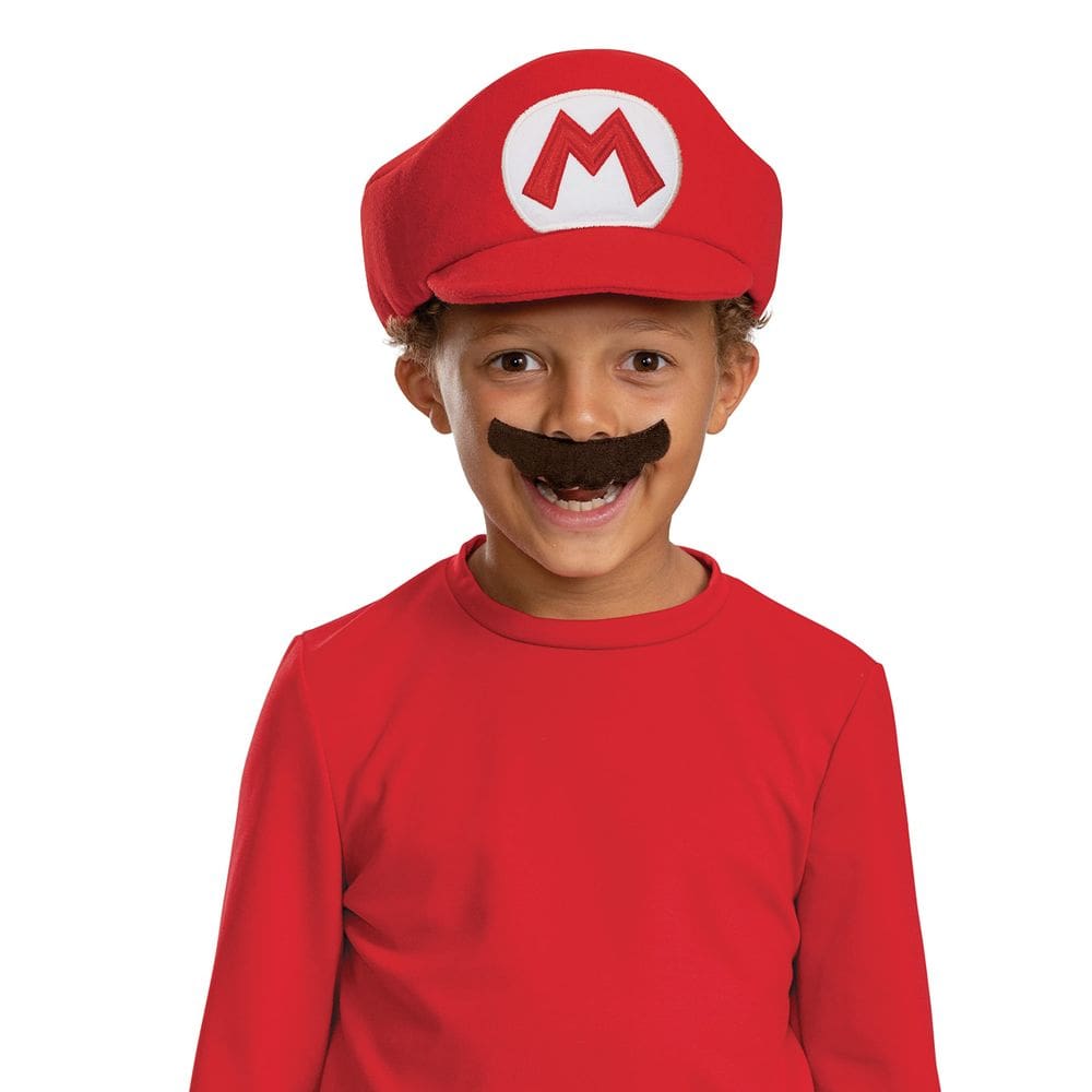 Conjunto de acessórios de fantasia Disguise Super Mario Bros Kids