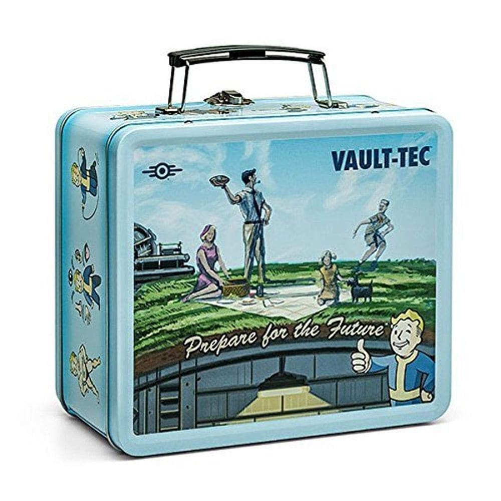 Bolsa de lata Prop Replica FanWraps Fallout Shelter Vault-Tec