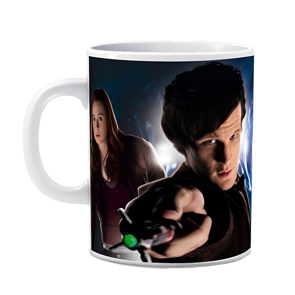 Caneca Zeon Doctor Who 11th Doctor and Amy Pond Ceramic 325 ml