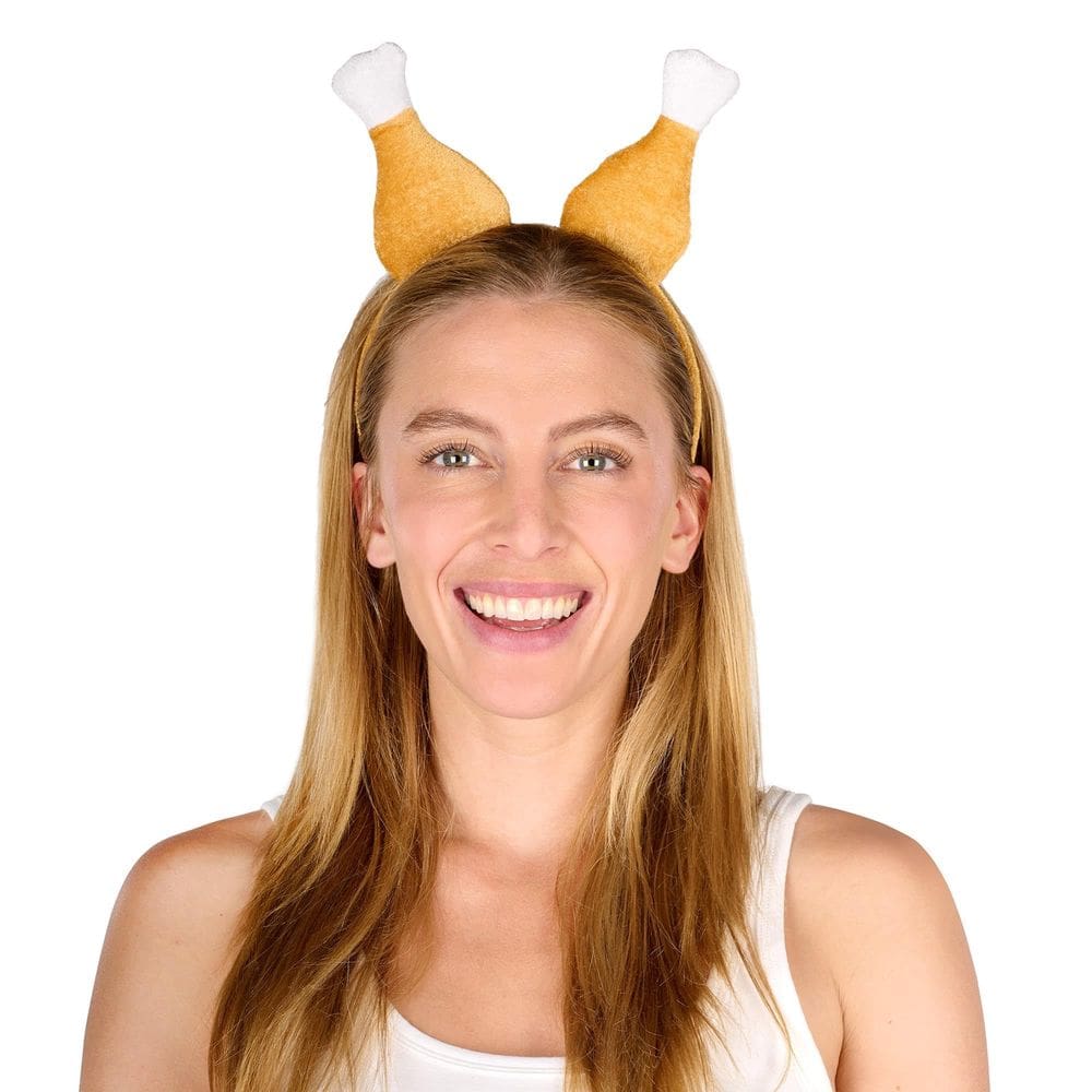 Acessório de fantasia Turkey Drumstick Adult Headband