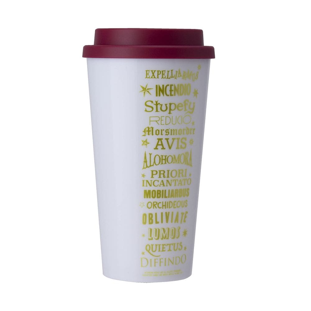 Caneca de viagem Paladone Harry Potter Spells 450 ml reutilizável