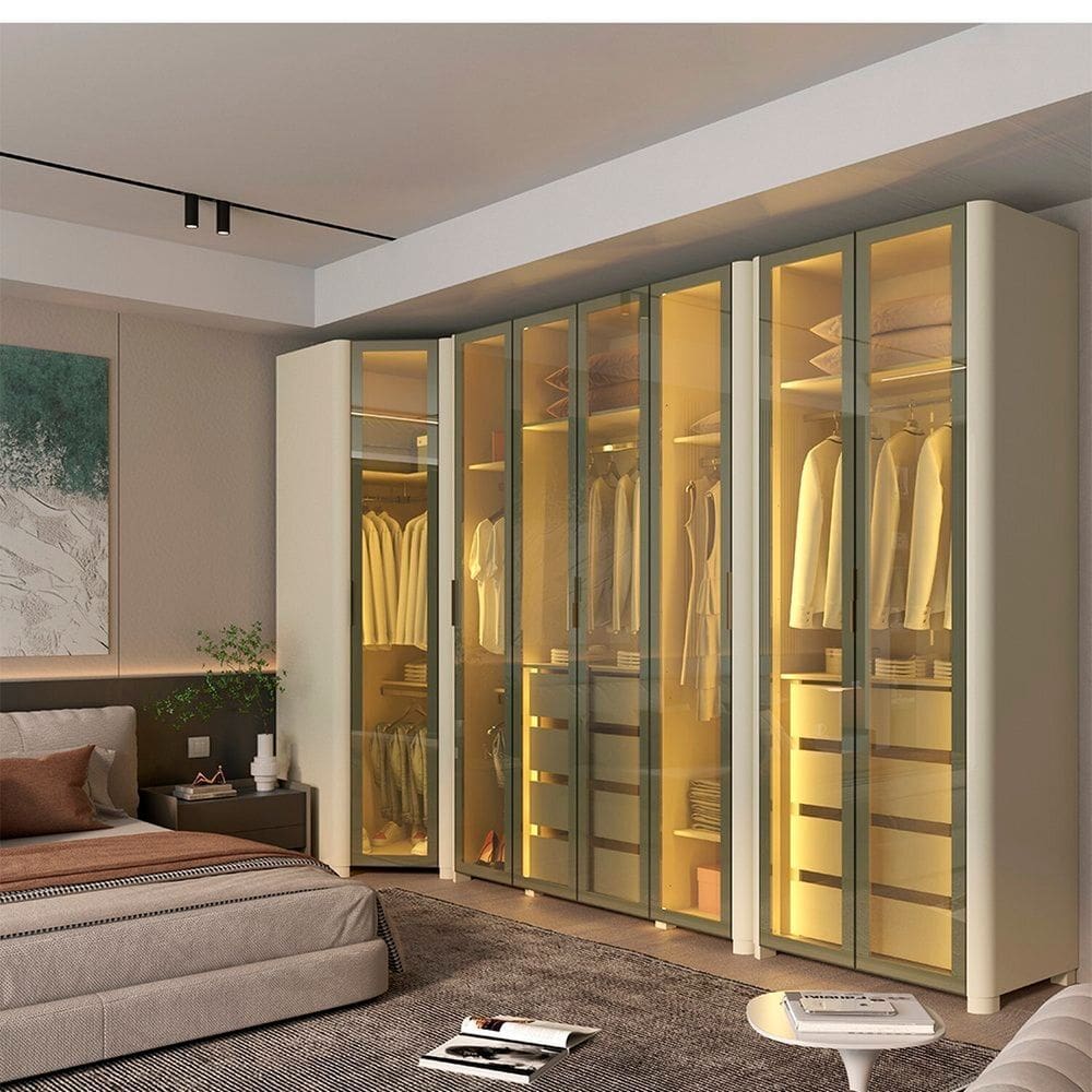 Modulado com 7 Portas 260cm X 240cm 100% Mdf Mod 009 Innova Off White