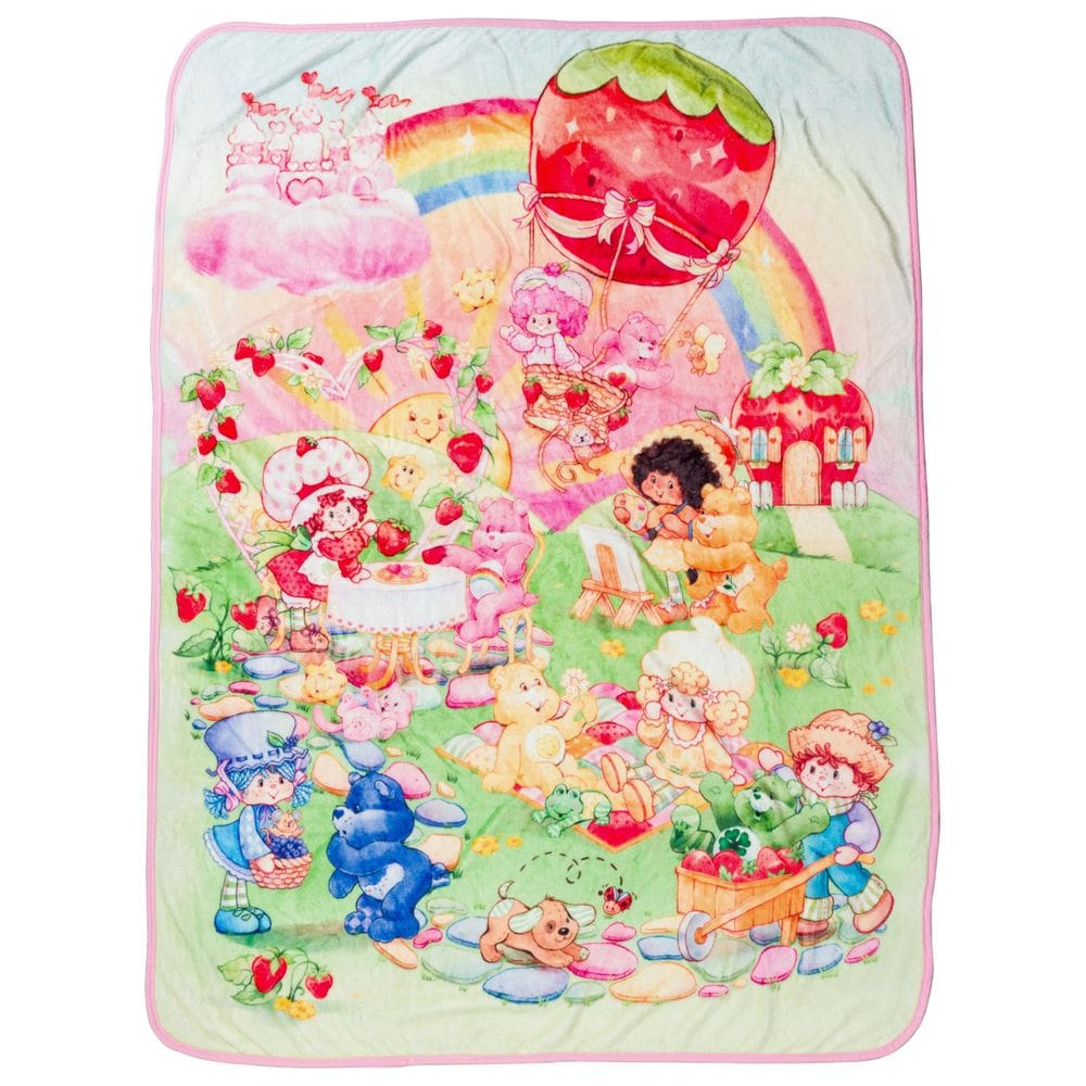 Manta de pelúcia Silver Buffalo Care Bears 45x60cm
