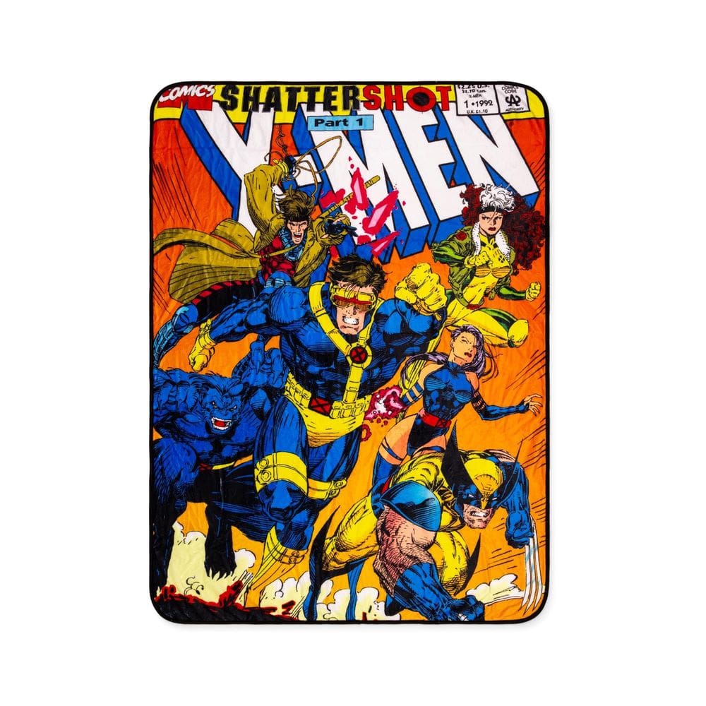 Cobertor de lã Marvel X-Men 90`S Shattershot oficialmente licenciado