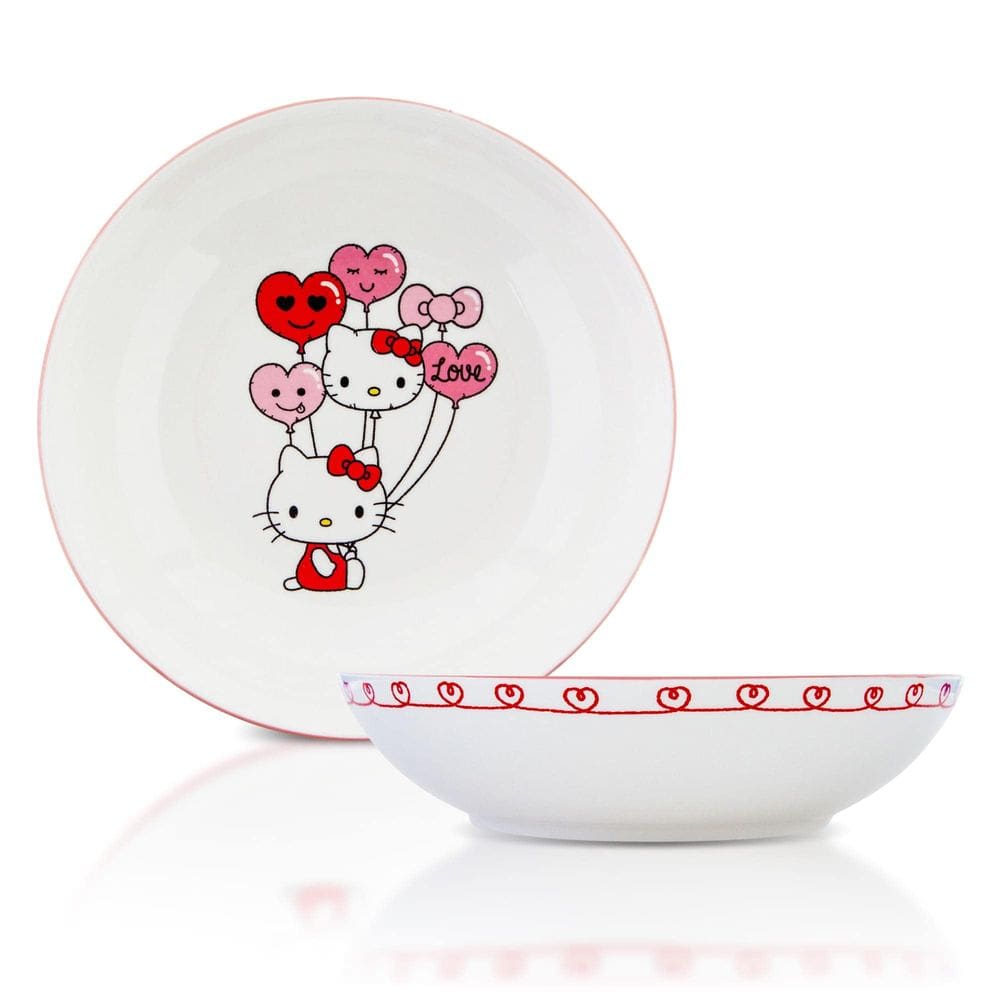 Taça de jantar Sanrio Hello Kitty Balloons 23cm em cerâmica