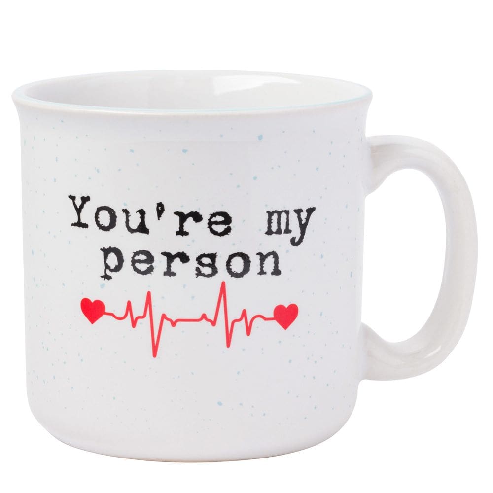 Caneca Camper Silver Buffalo Grey`s Anatomy You`re My Person 600 ml