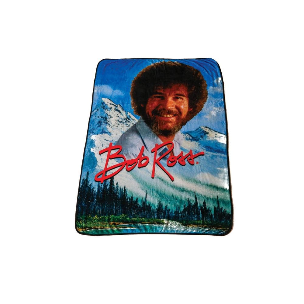 Cobertor Toynk Bob Ross Design de lã macia 114x152cm