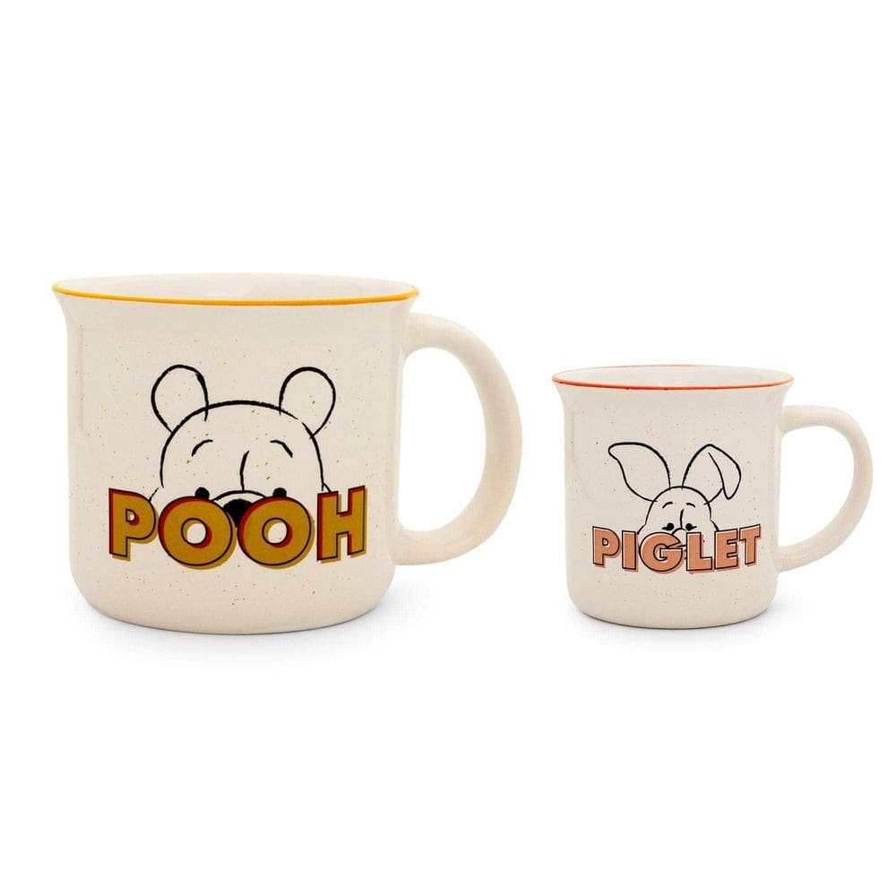 Canecas de cerâmica Camper Disney Winnie the Pooh and Piglet Set 2