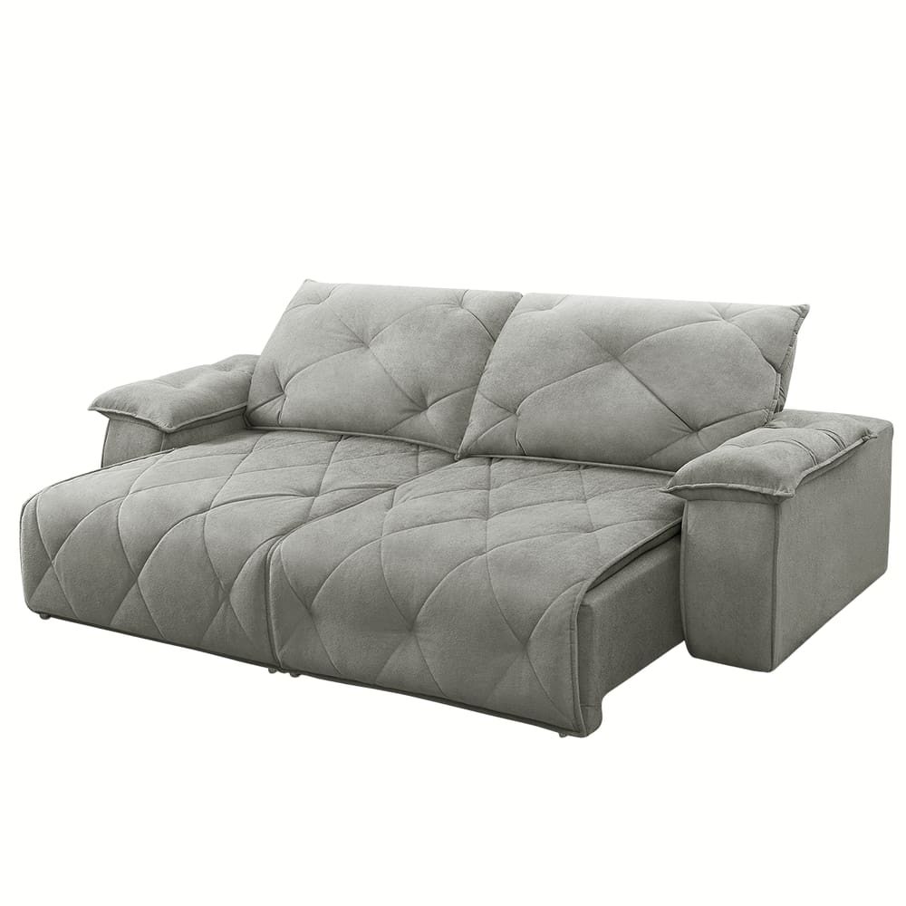 Sofá 3 Lugares 2,10m Retrátil e Reclinável Texas - COLISEU