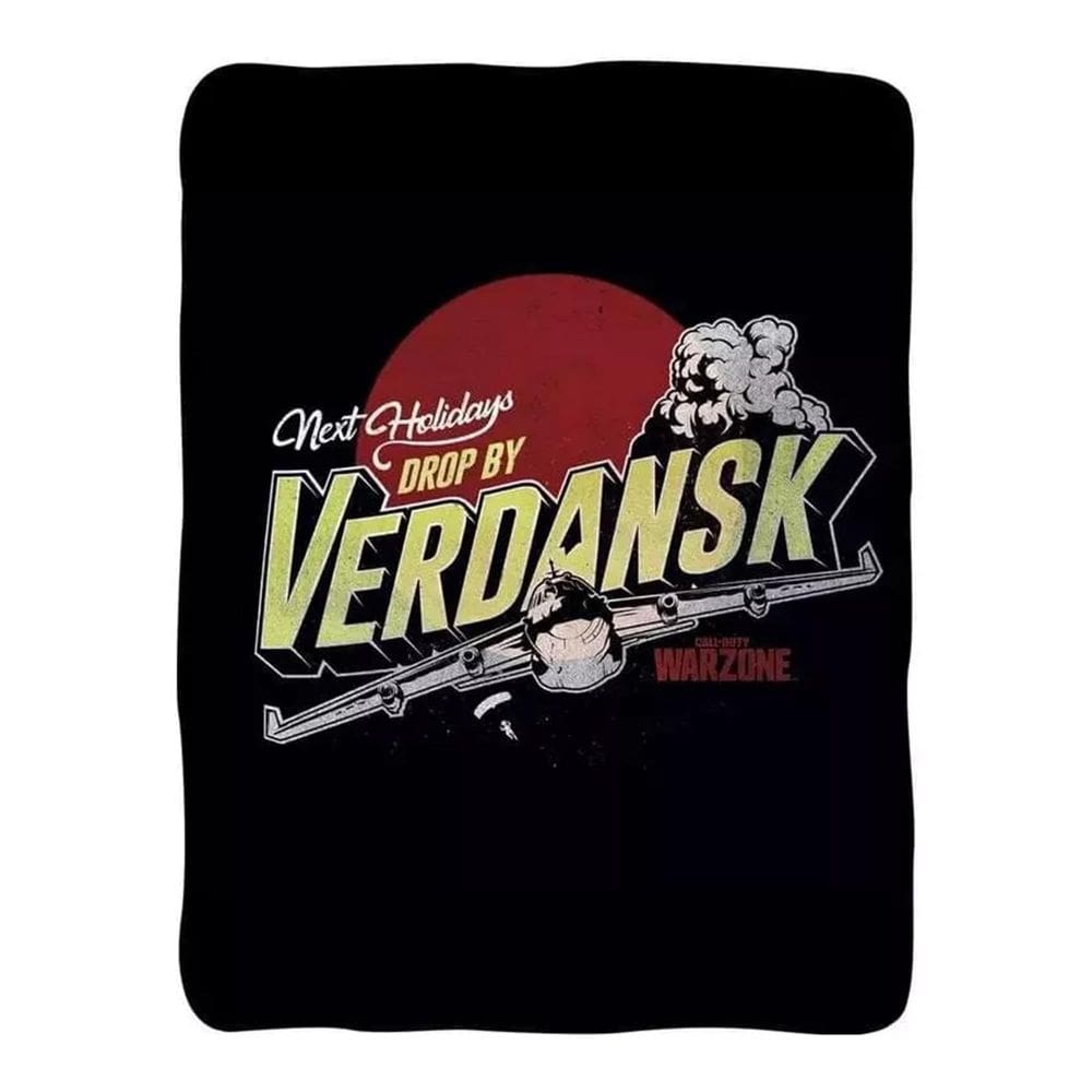 Cobertor Call of Duty Drop by Verdansk 114x152cm