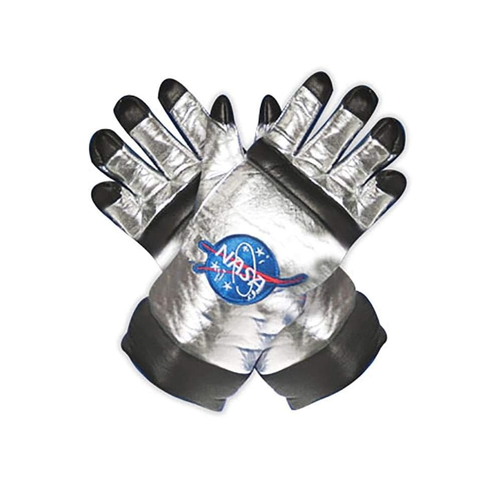 Luvas de fantasia UNDERWRAPS Astronaut Silver, tamanho adulto