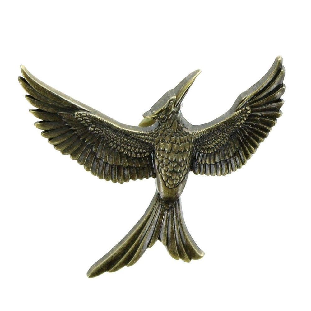 Prop Replica Hunger Games Mockingjay Pin banhado a ouro