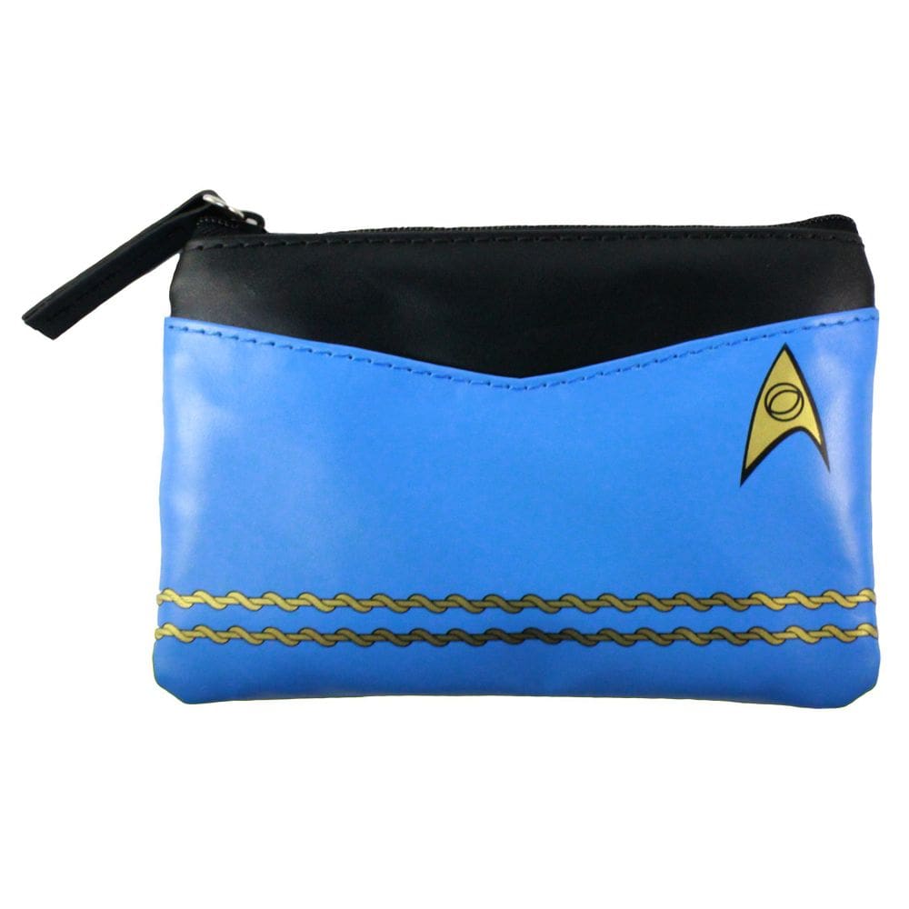 Porta-moedas The Coop Star Trek autêntico Series Blue Uniform