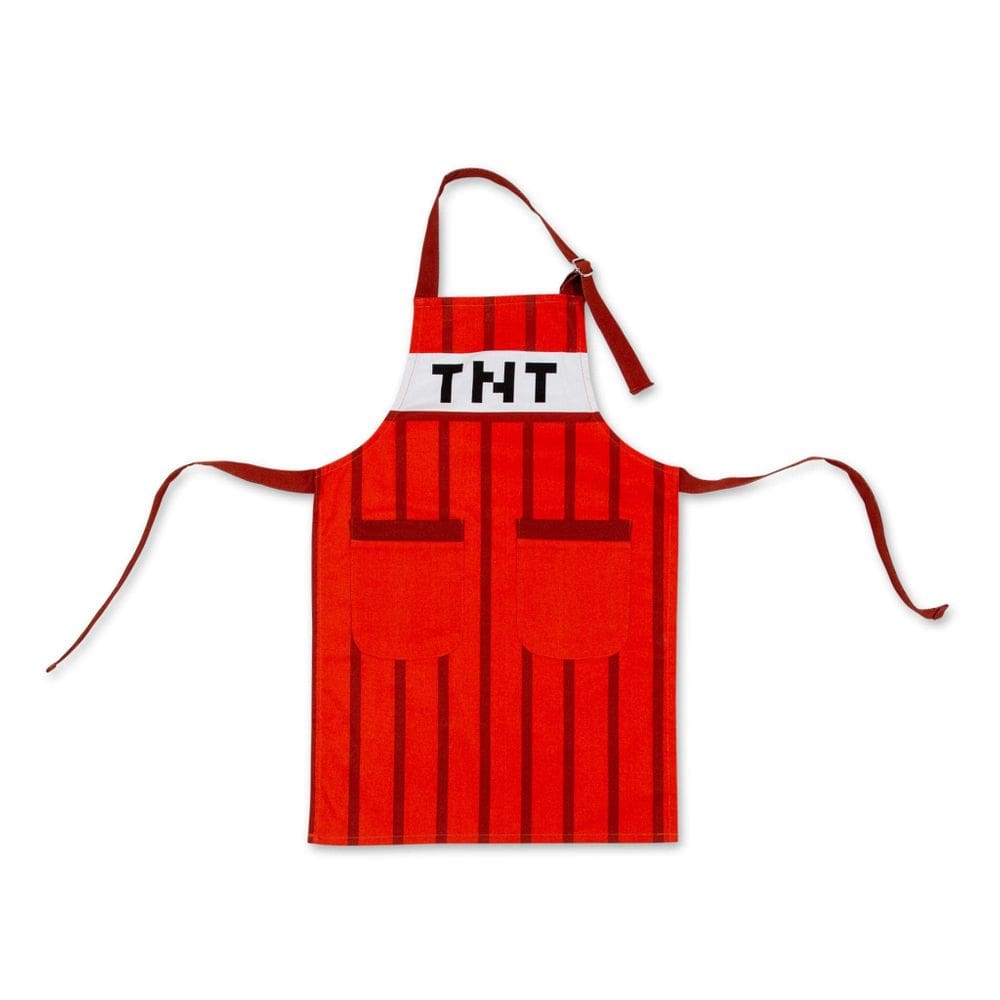 Avental de cozinha Minecraft Red TNT Youth para crianças