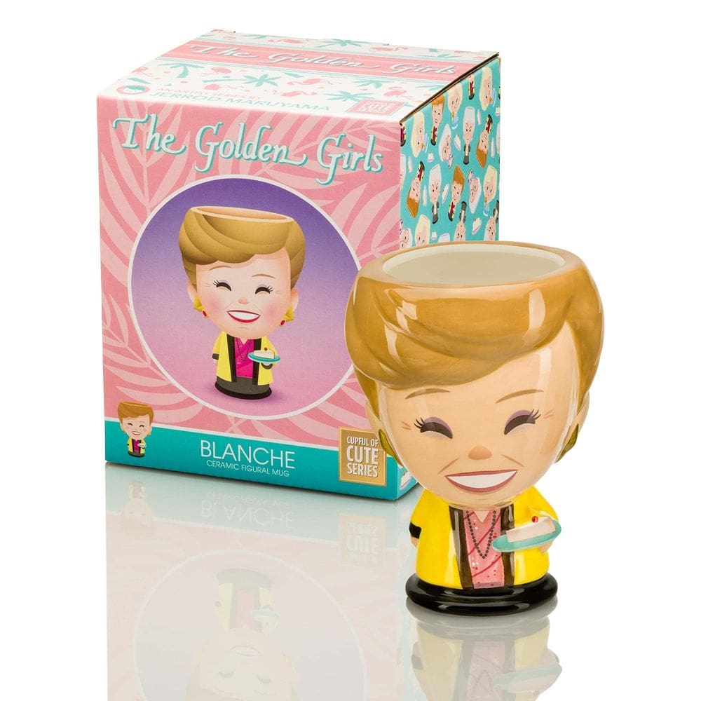 Caneca Beeline Creative YuanKanju Cupful of Cute The Golden Girls Blanche Ceramic 473 ml