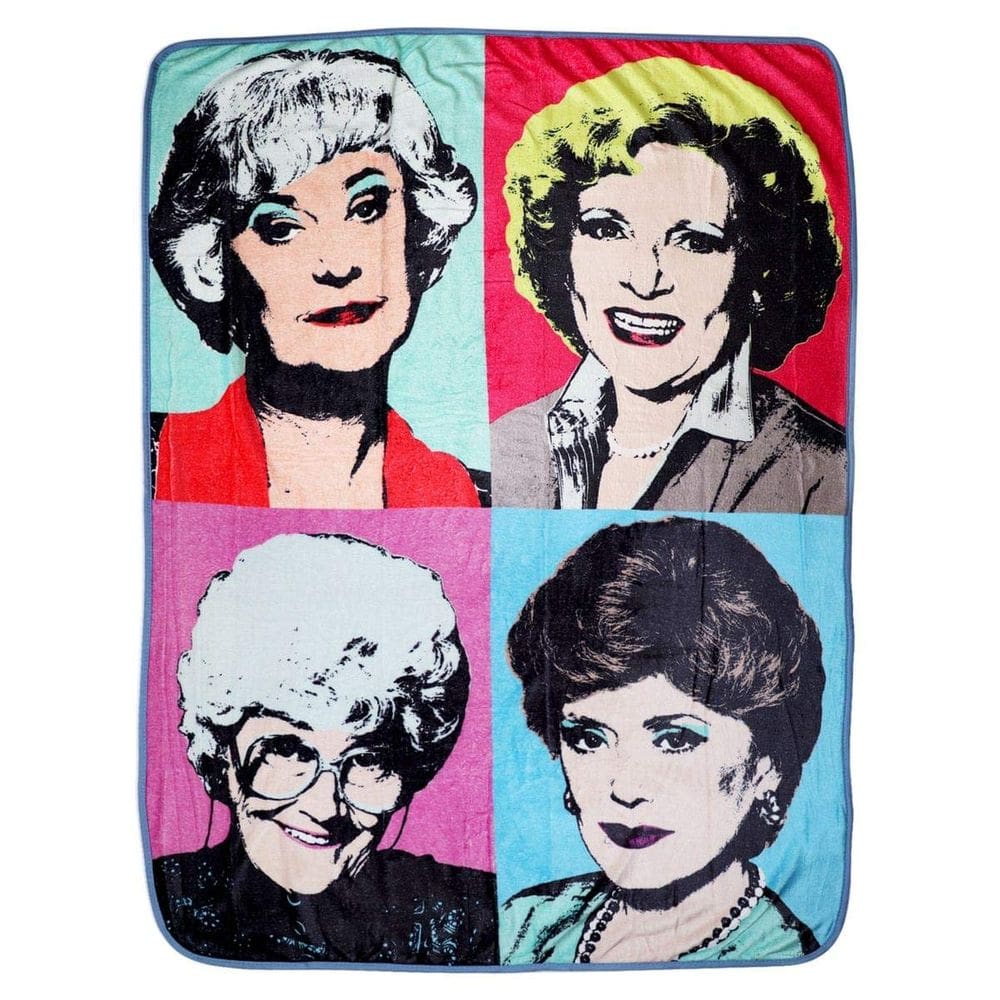 Cobertor de lã JUST FUNKY Golden Girls Warhol 115x152cm
