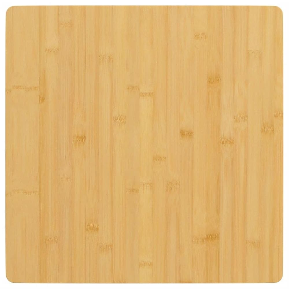 Tampo de mesa vidaXL Fibra de bambu 50x50x2,5 cm Castanho envernizado