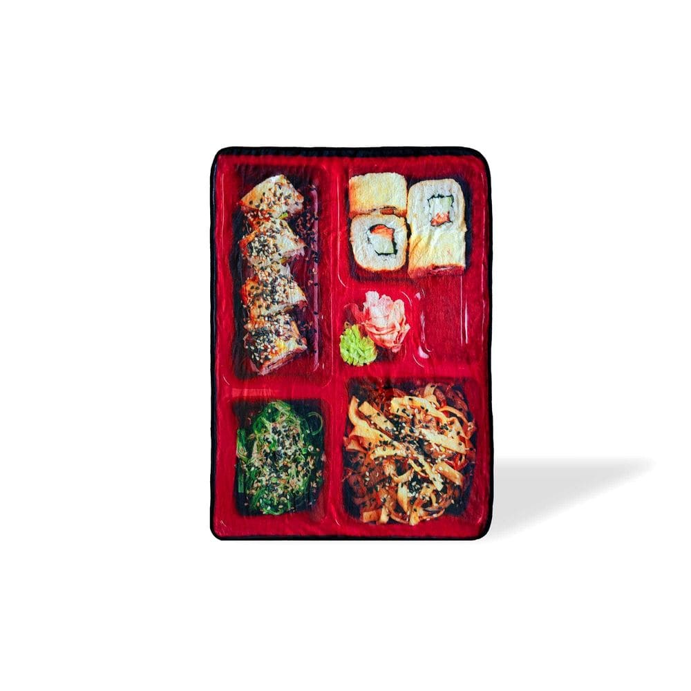 Cobertor Just Funky Japanese Bento Box Food 150x110cm