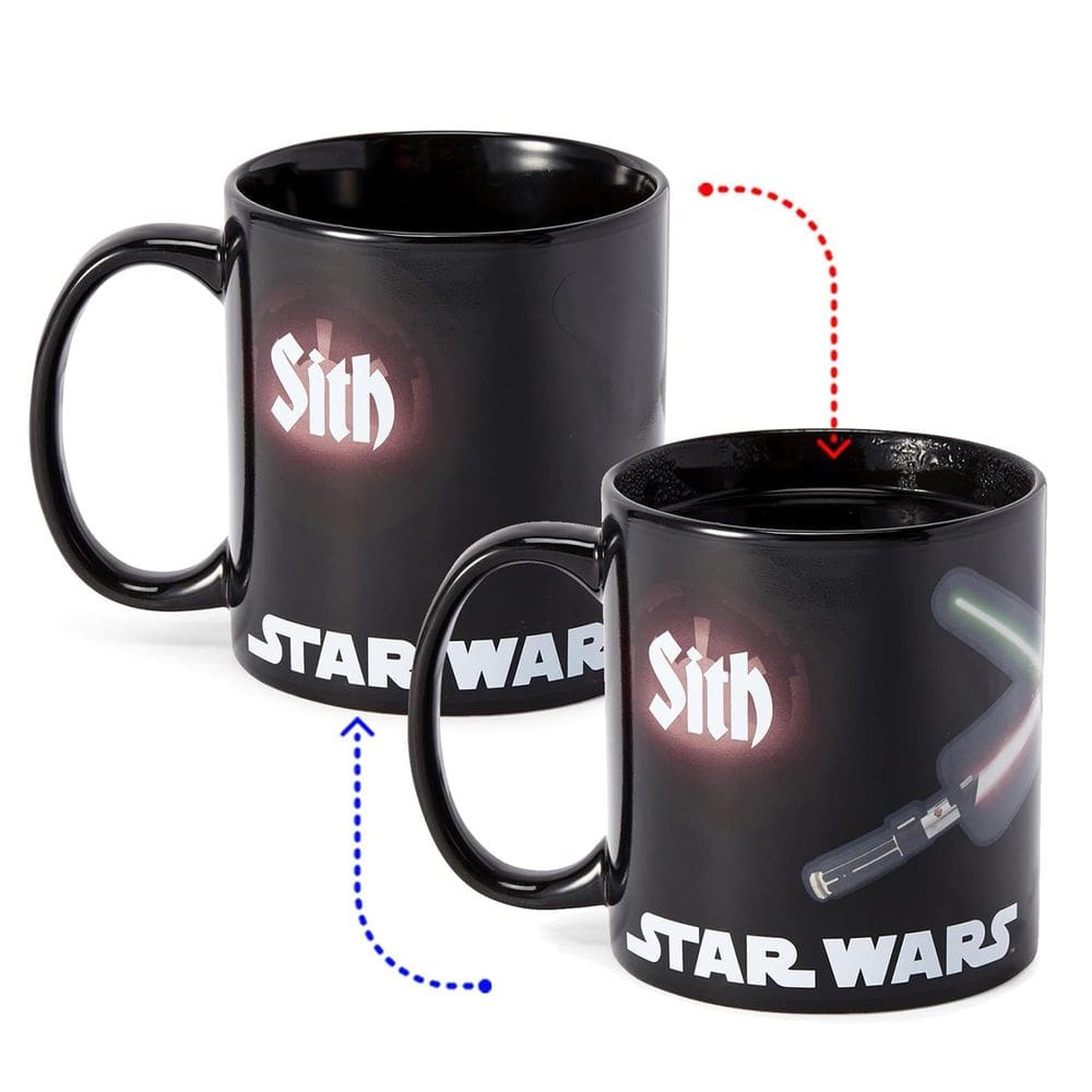 Caneca STAR WARS Jedi/Sith Clash Heat-Reveal 600 ml de cerâmica