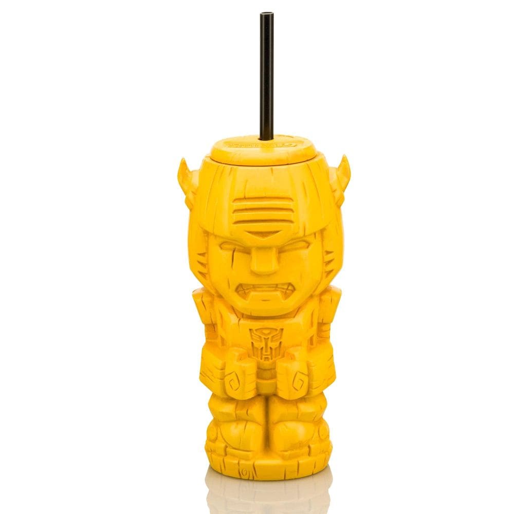 Copo Transformers Geeki Tikis Bumblebee 750 ml com canudo