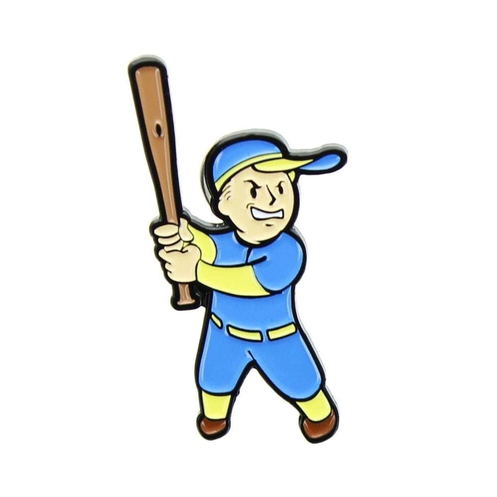 Coletores de benefícios do Fallout Vault Boy Big Leagues com pino esmaltado