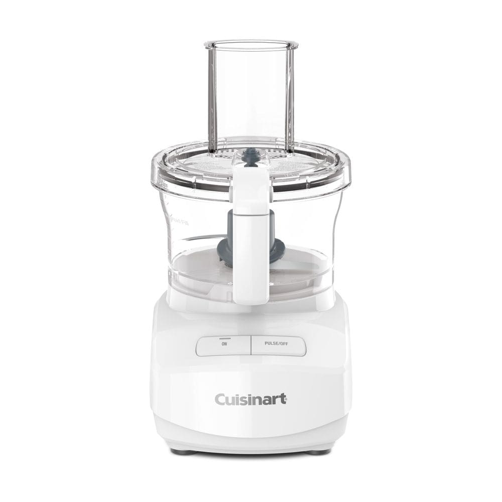 Processador de alimentos Cuisinart, 7 xícaras, design elegante, branco com lâmina