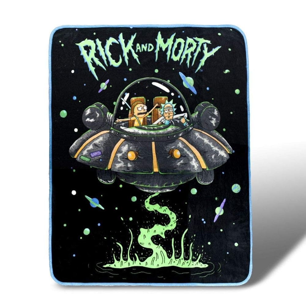 Cobertor de lã Rick and Morty Fresh Start 115x150cm
