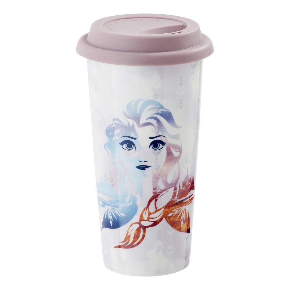 Caneca de viagem Funko Disney Frozen 2 Elsa 473ml com tampa