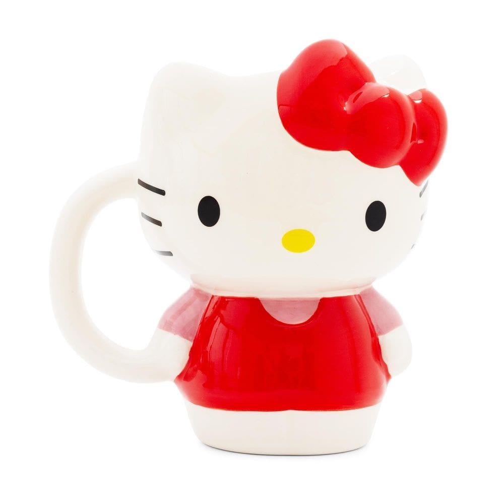 Caneca Silver Buffalo Sanrio Hello Kitty Red Dress 600ml