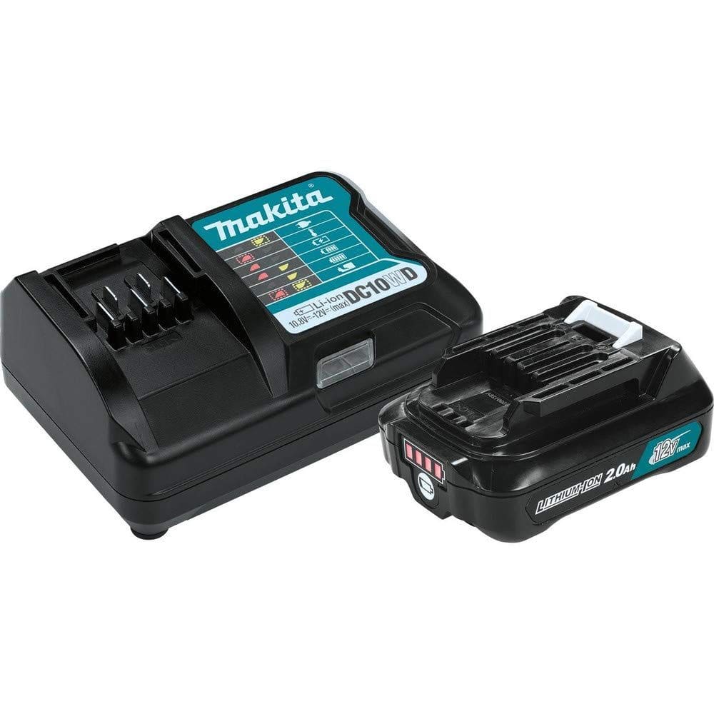 Pacote inicial de bateria e carregador Makita BL1021BDC1 12V
