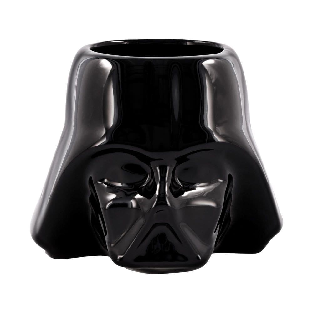 Caneca prateada Buffalo Star Wars Darth Vader 3D Ceramic 590mL