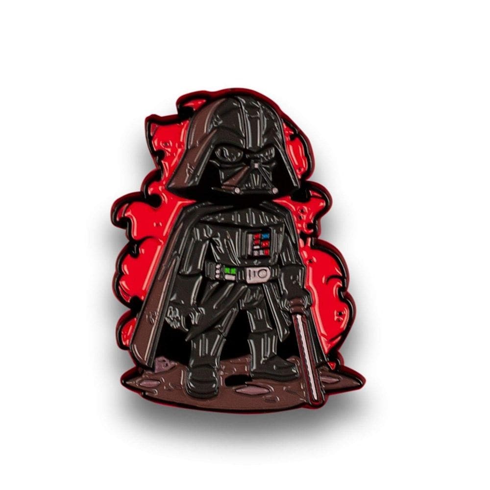 Alfinete colecionável com design oficial de STAR WARS Darth Vader