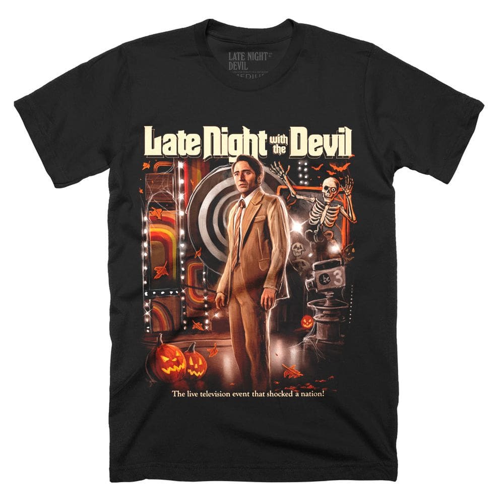 Camiseta ROCKINSTONE Late Night With The Devil Halloween 2025