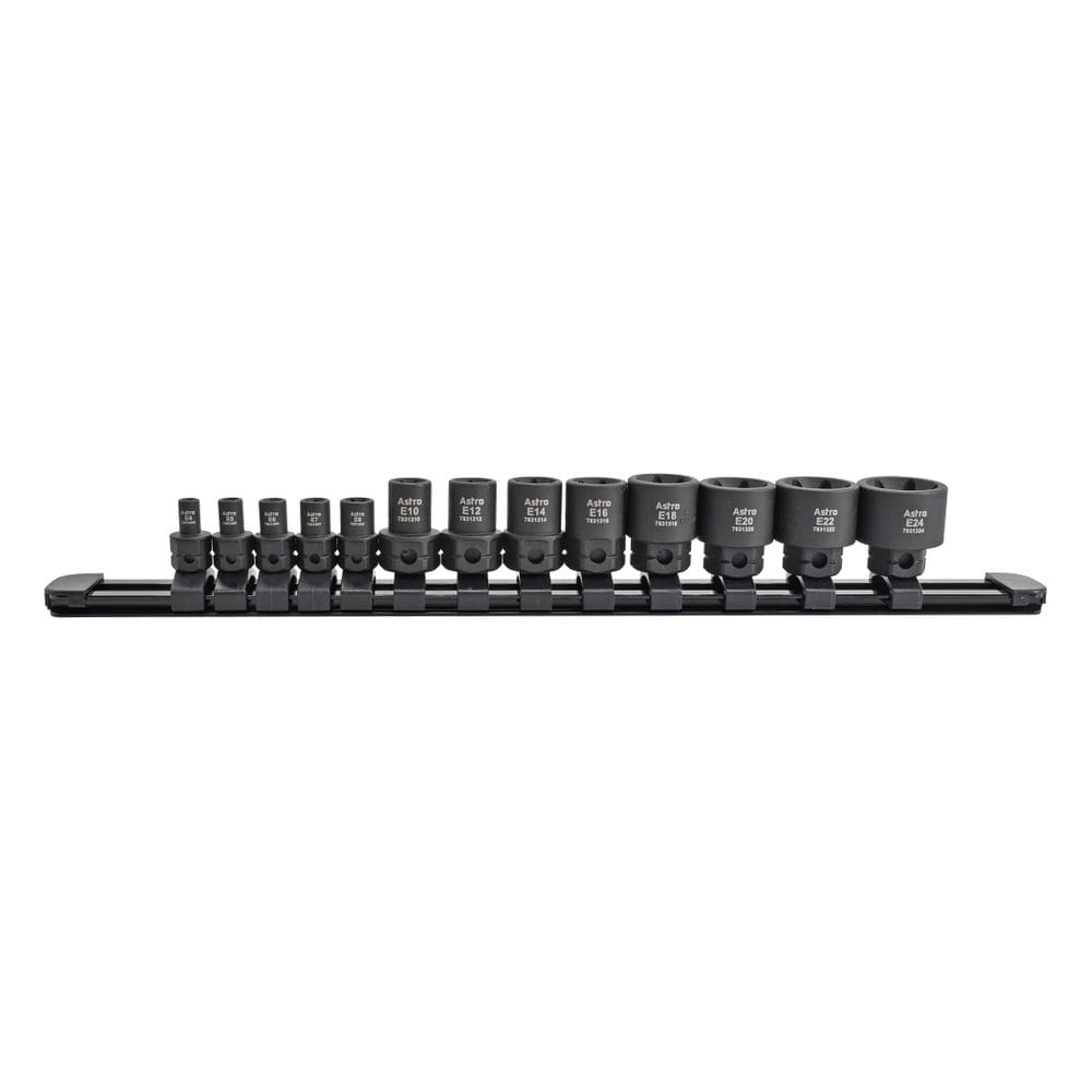 Conjunto de soquetes Astro Tools 78313 13 unidades 1/4 e 3/8 Drive Torx