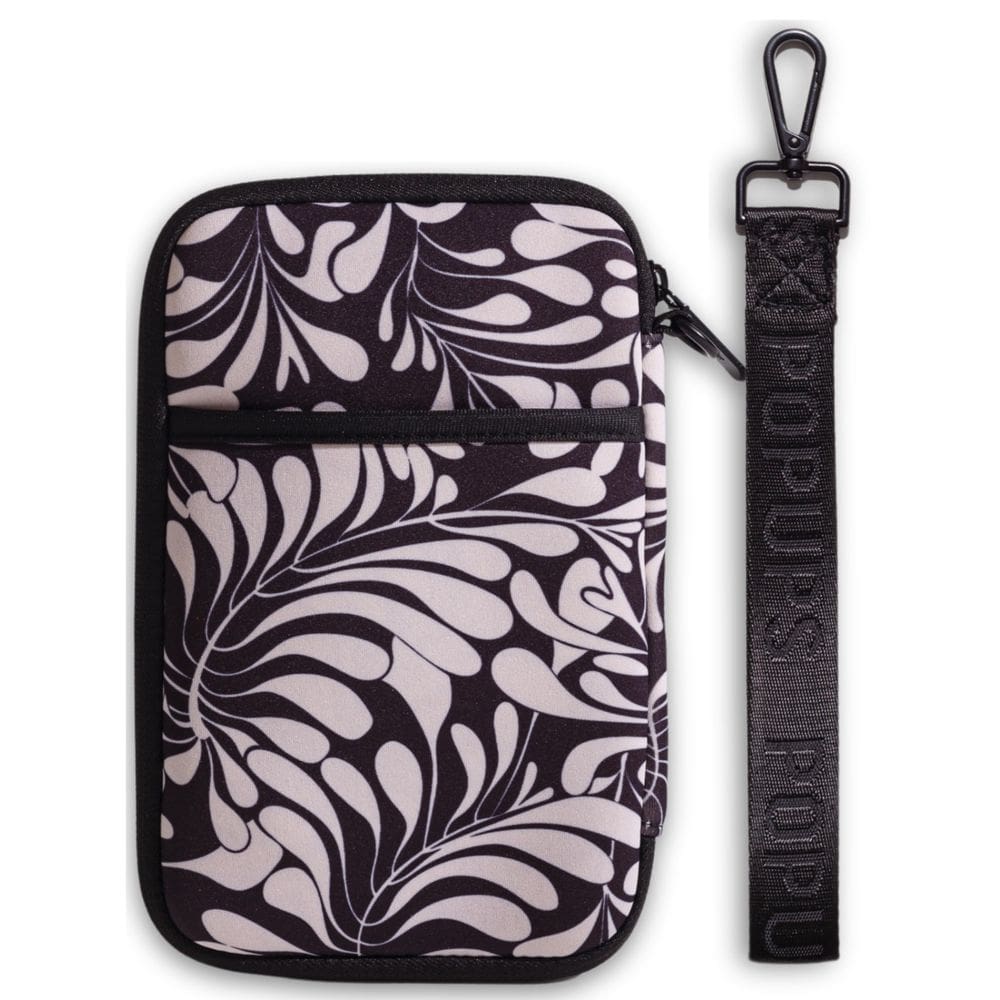 Carteira de viagem Passport POUPS para mulheres - grande - preta