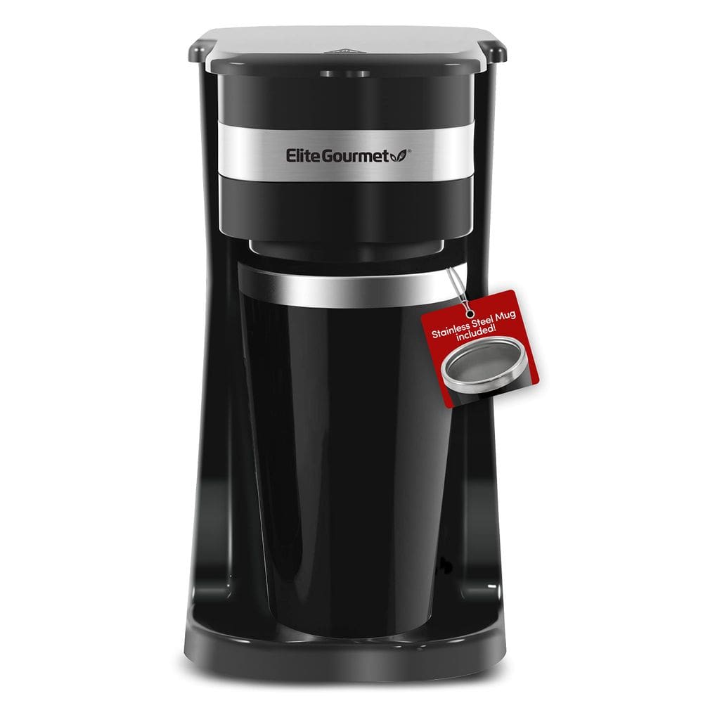 Cafeteira Elite Gourmet EHC114 com caneca térmica 400mL preta