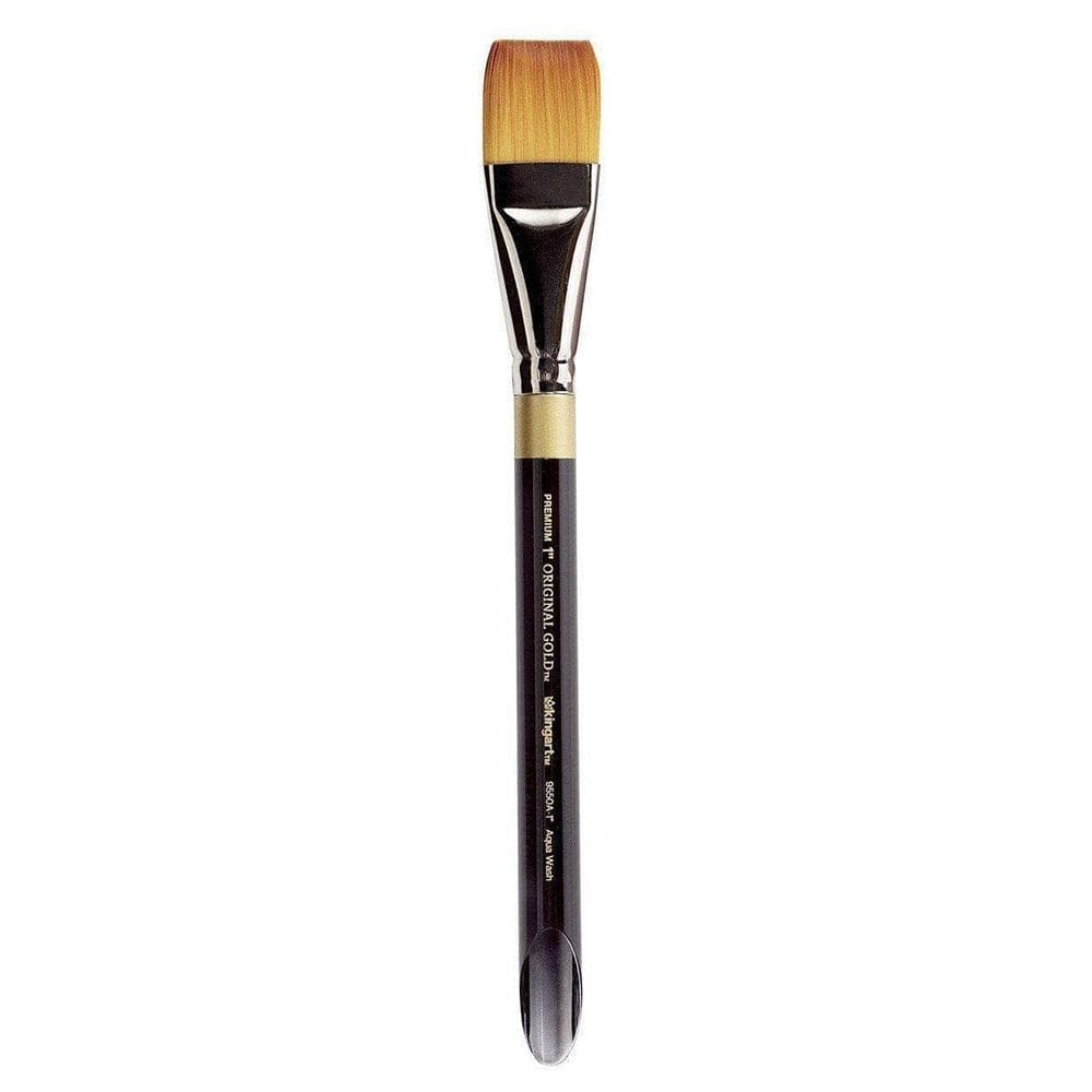 Pincel Artist KINGART Premium autêntico Gold 9550A-1 Tamanho 1