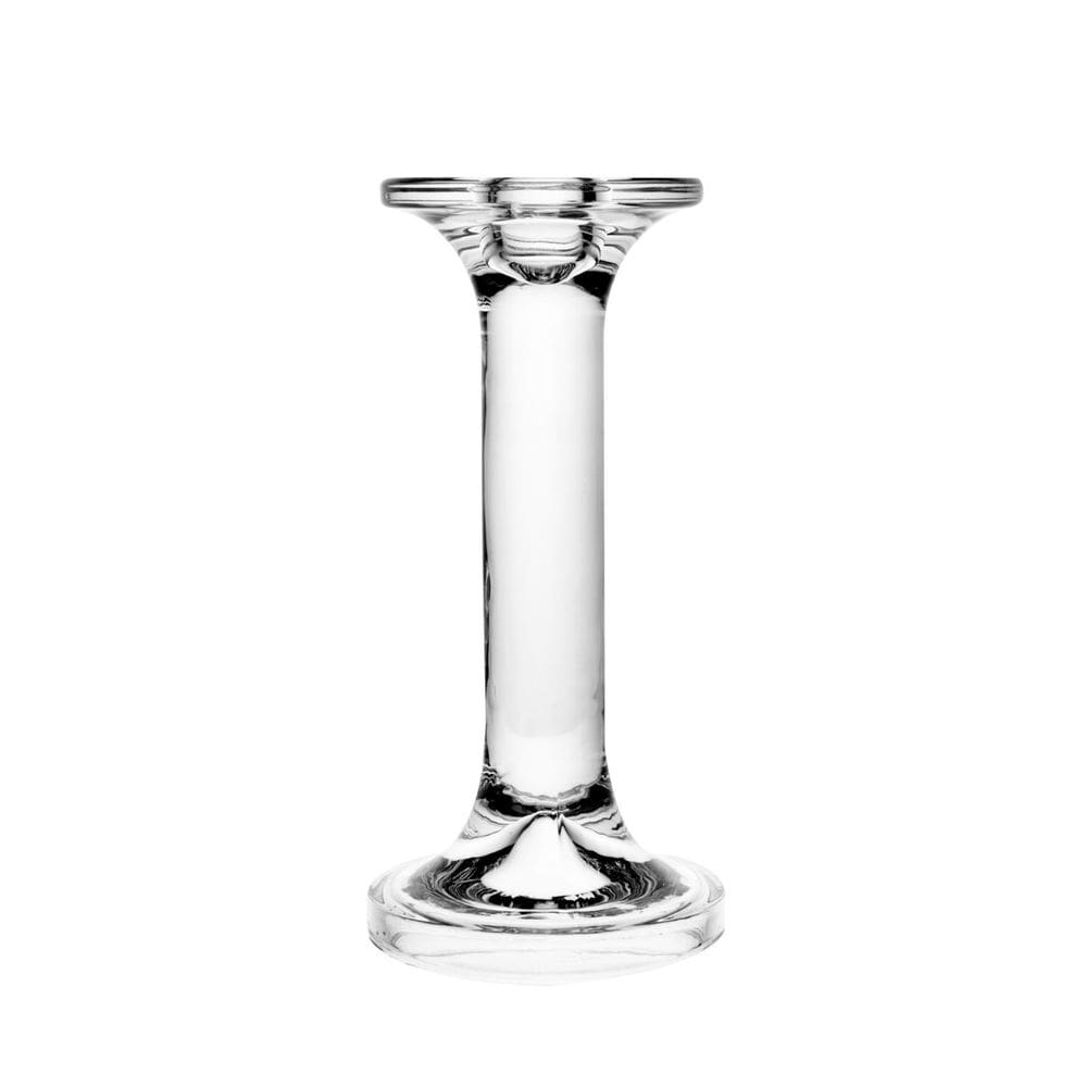 Candelabro Castiçal Porta Velas de Vidro 9x18,5cm 61730
