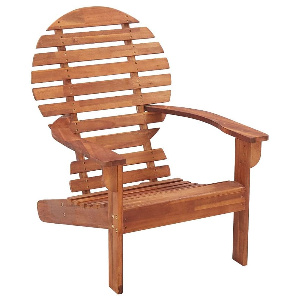Cadeira Adirondack VidaXL em madeira maciça de acácia resistente às intempéries