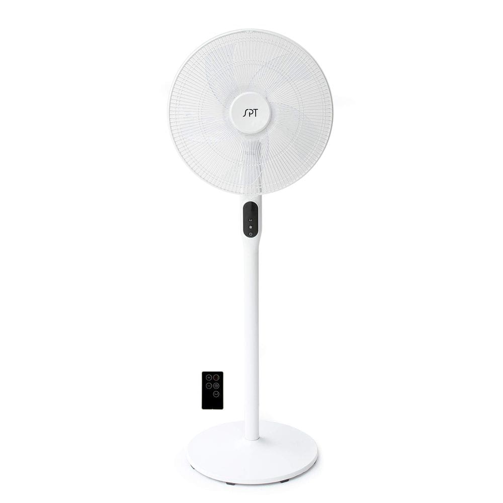 Ventilador de suporte SPT SF-16D48WA Motor DC de 16 polegadas com controle remoto e temporizador