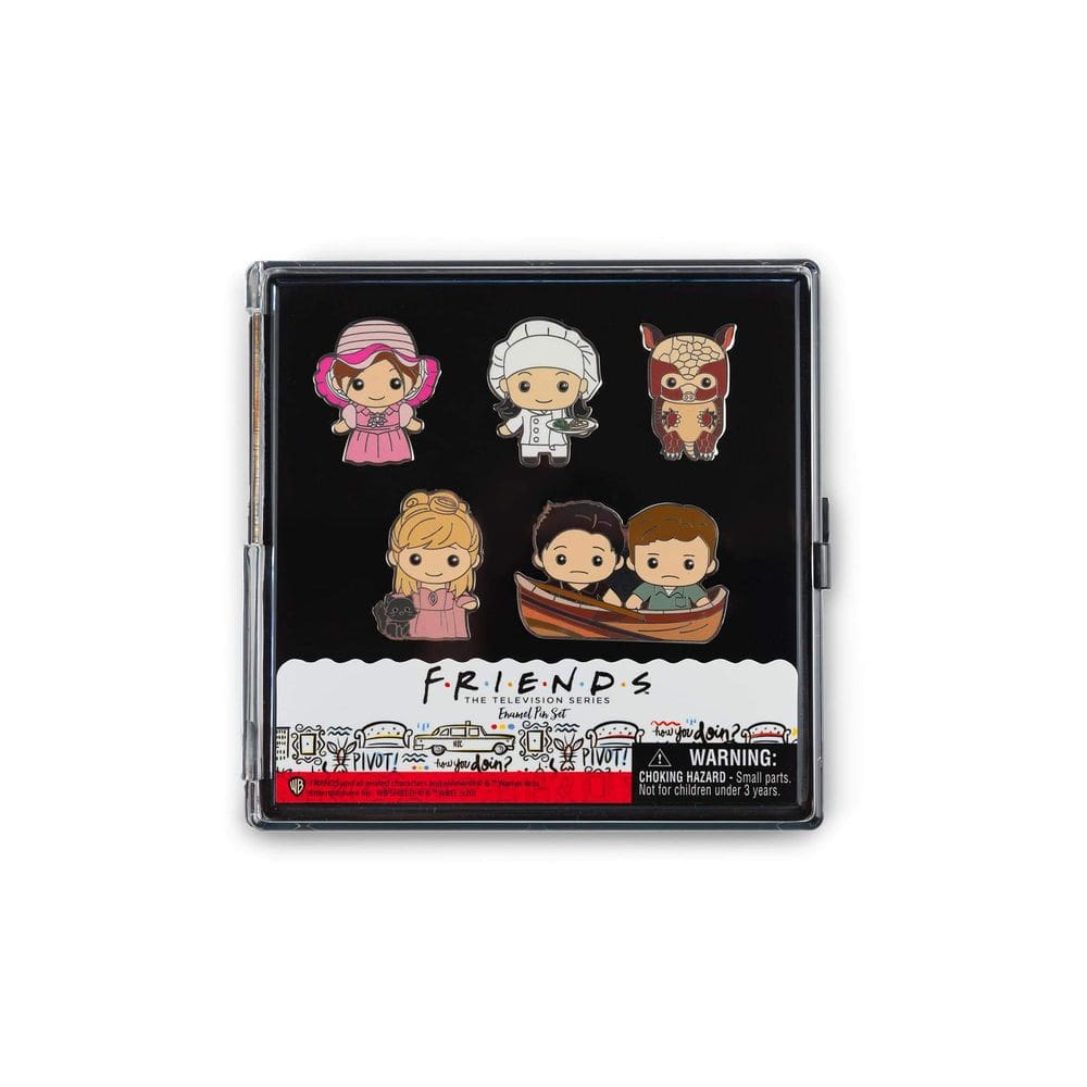 Conjunto de pinos esmaltados Monogram SDCC 2020 Toynk Exclusive Friends