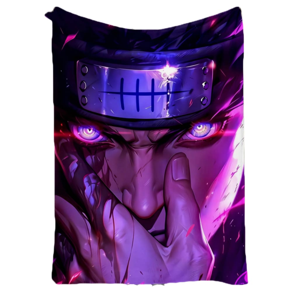 Cobertor SANMUU de flanela macia Naruto Ninja Injuried Print